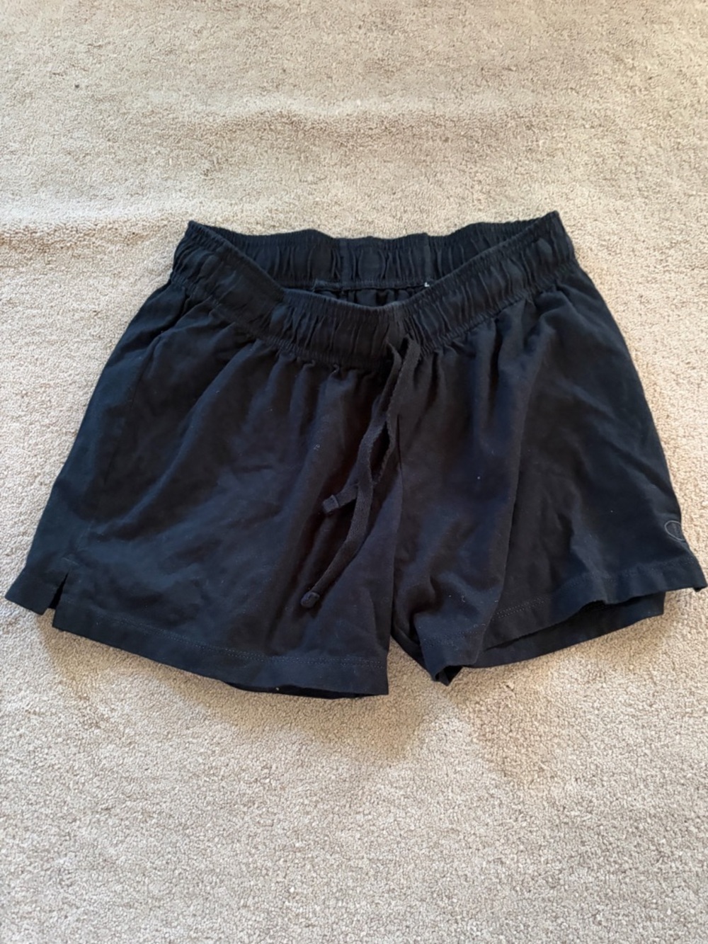 Champion Black Women's Athletic Drawstring Shorts